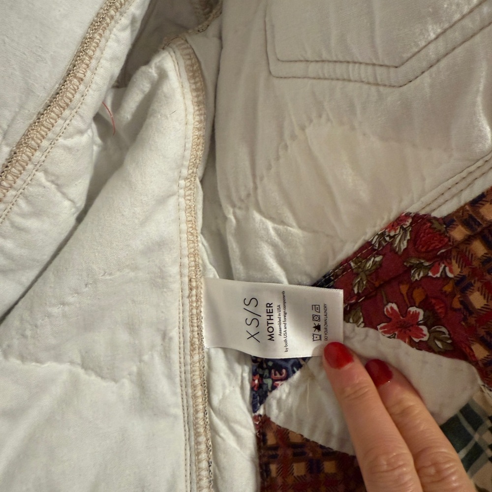 MOTHER Multicolor Patchwork Bomber Jacket - image 3